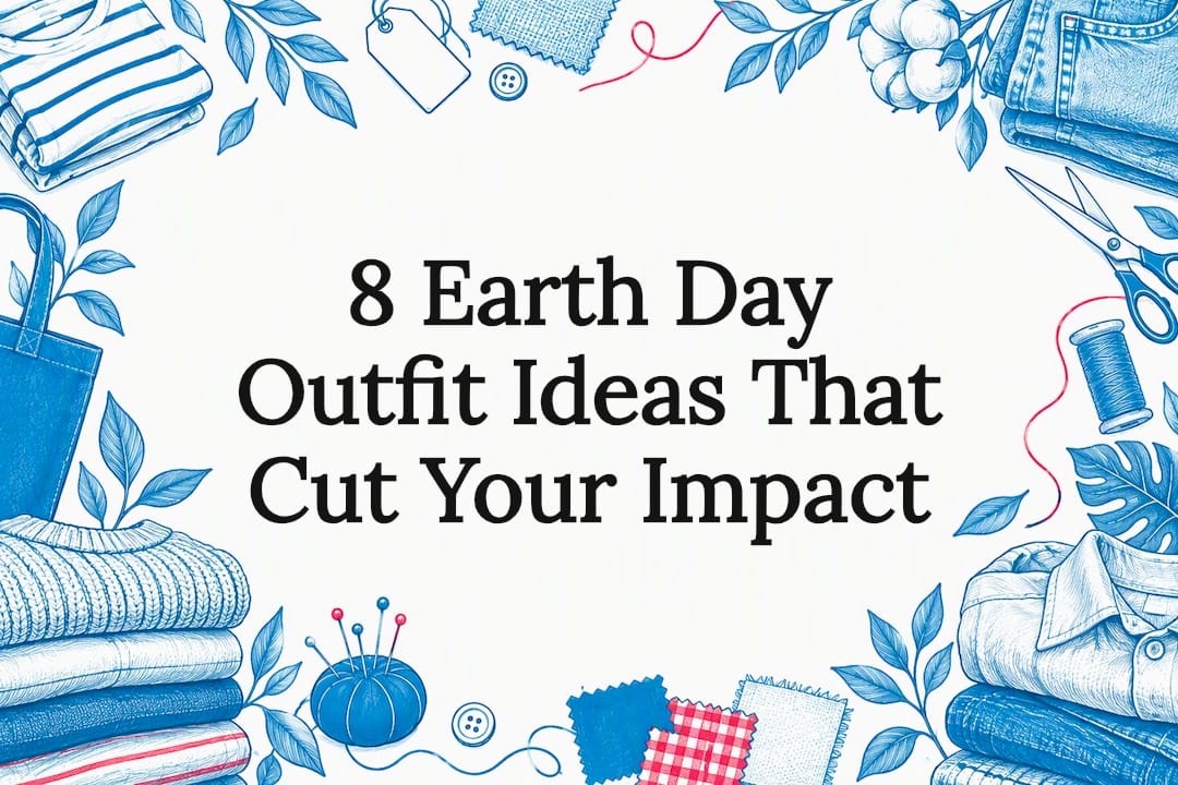Earth Day outfit title card illustration